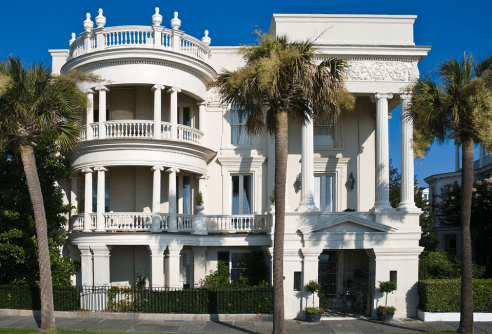 Mansion in Charleston, South Carolina. Photo via.